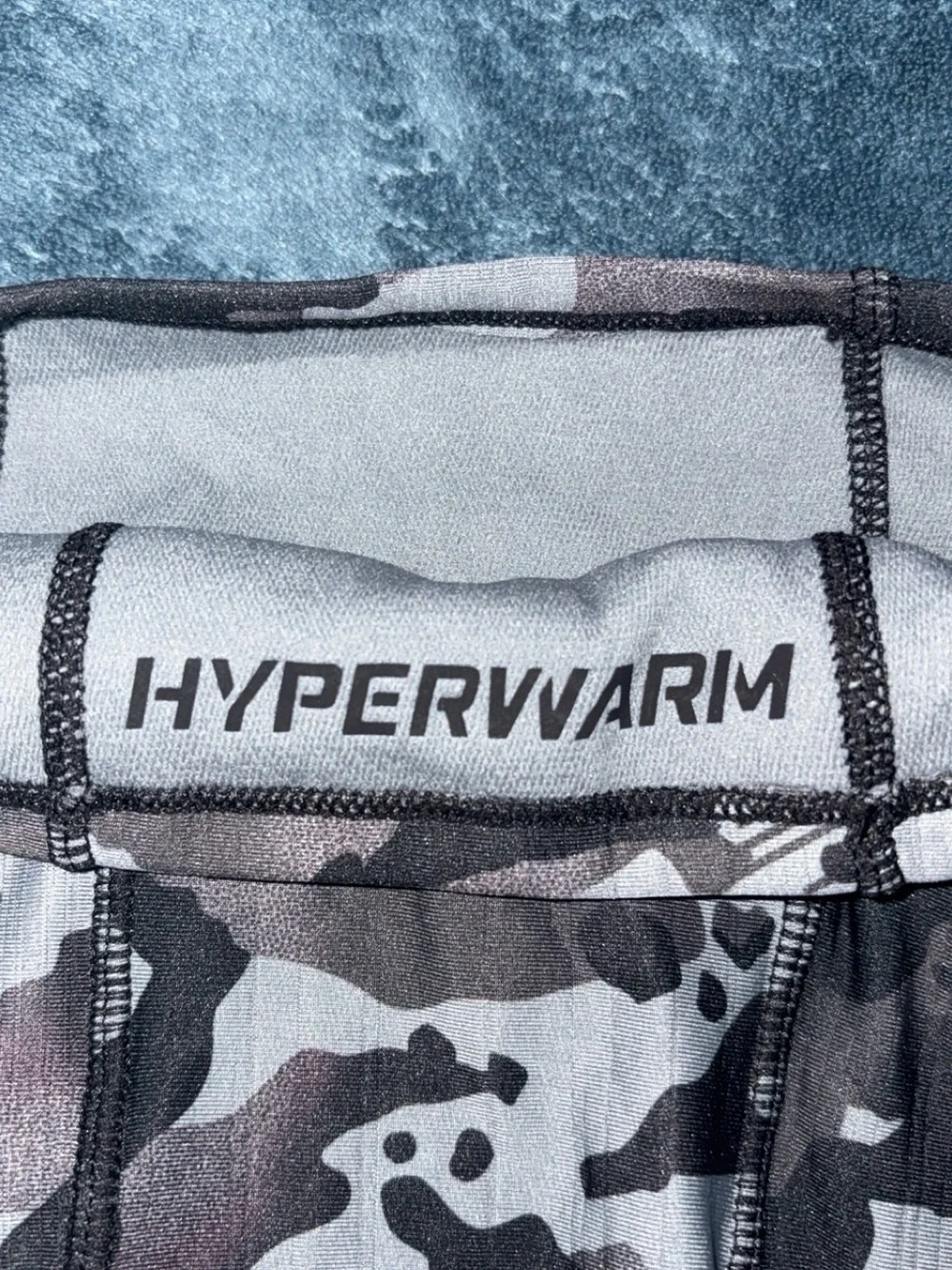 Nike HyperVarm Camo Balaclava Hood - Gray & Black